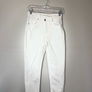 American Eagle Outfitters High Rise White Jeans